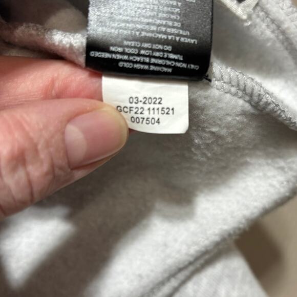 Kansas City Chiefs Women's Cropped Sweatshirt Heather Gray Size Large NFL - Picture 6 of 10